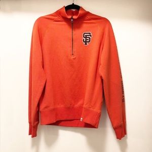 Orange SF Giants Quarter Zip